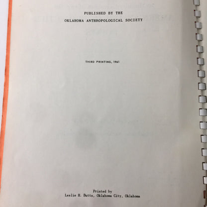 Guide to The Identification of Certain American Indian Projectile Points - Robert E. Bell - 1958