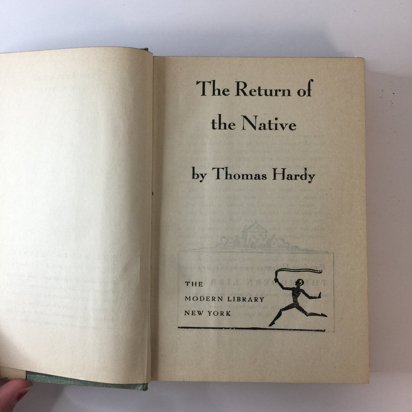 The Return of the Native - Thomas Hardy - Modern Library - Circa 1940-1950