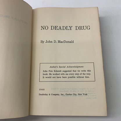 No Deadly Drug - John D. MacDonald - 1st Edition - 1968