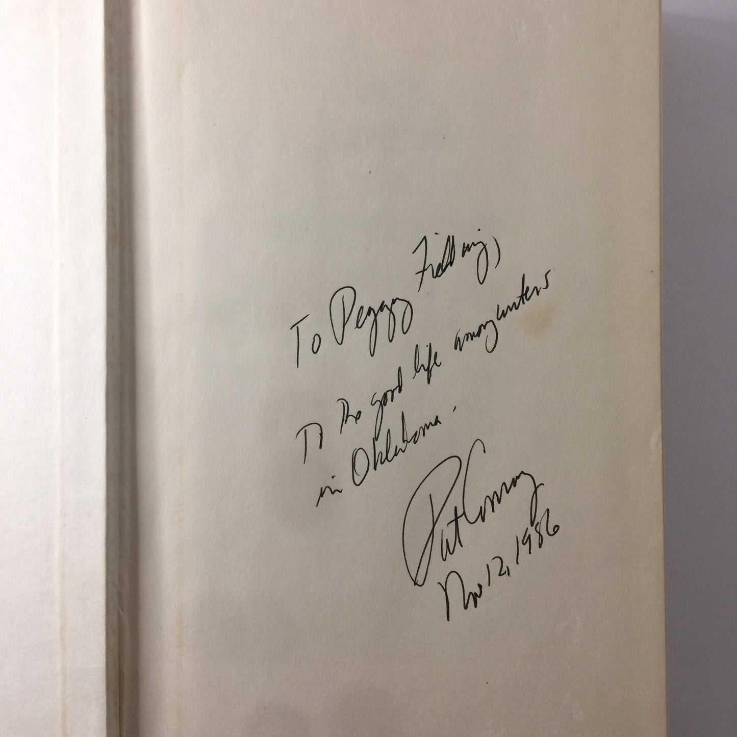 The Lords of Discipline - Conroy - Signed - 1st Edition - 3rd Print - 1980