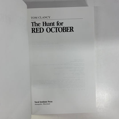 The Hunt For Red October - Tom Clancy - 27th Print - 1984