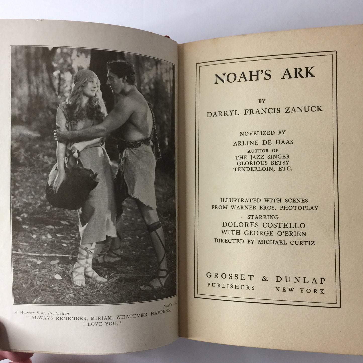 Noah’s Ark - Darryl Francis Zanuck - 1st Thus - 1928