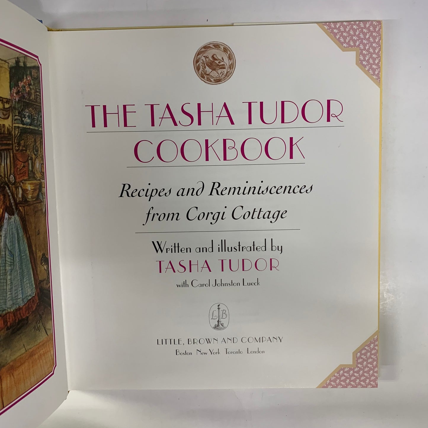 The Tasha Tudor Cookbook - Tasha Tudor with Carol Johnston Lueck - Signed - 1993