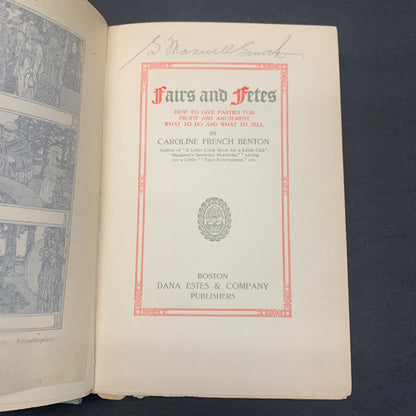 Fairs and Fetes - Caroline French Benton - 1912