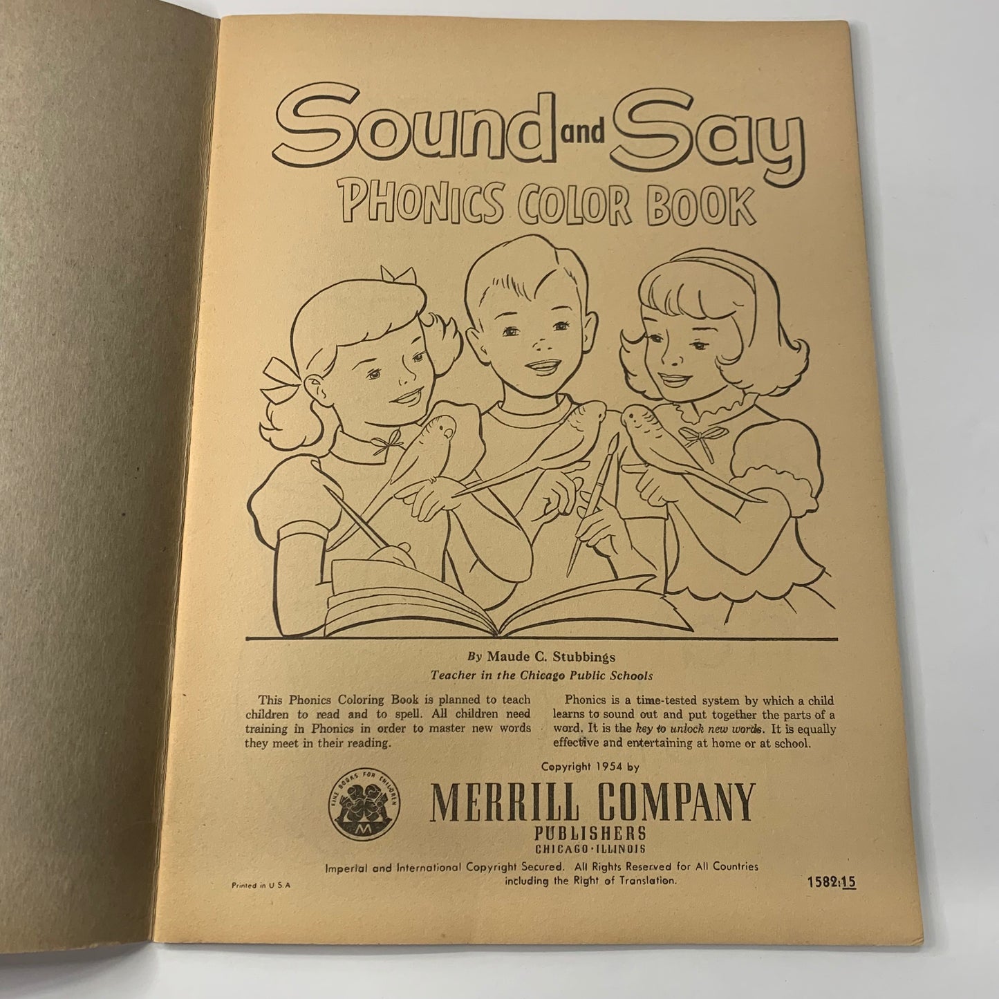 Sound and Say - Maude C. Stabbings - Scarce - 1954