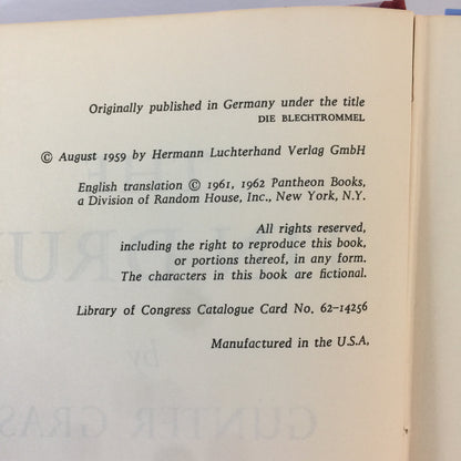 The Tin Drum - Günter Grass - 1st American Edition - 1962