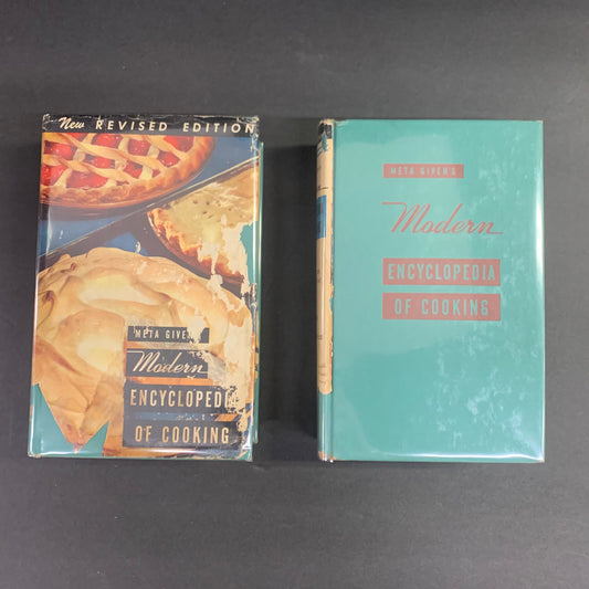 Modern Encyclopedia of Cooking - Meta Given - Fifth Printing - Book Club Edition - 1956