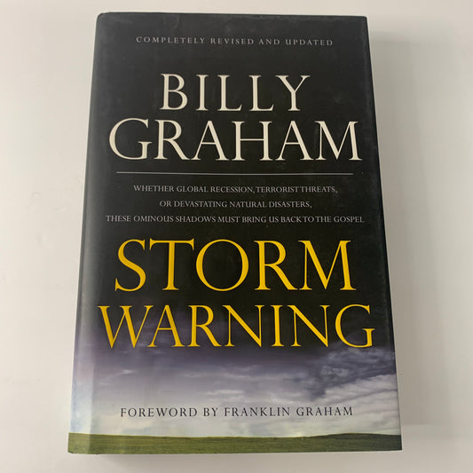 Storm Warning - Billy Graham - 1st Thus - Signed - 2010