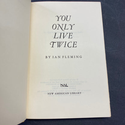 You Only Live Twice - Ian Fleming - 1st Book Club Edition - 1964