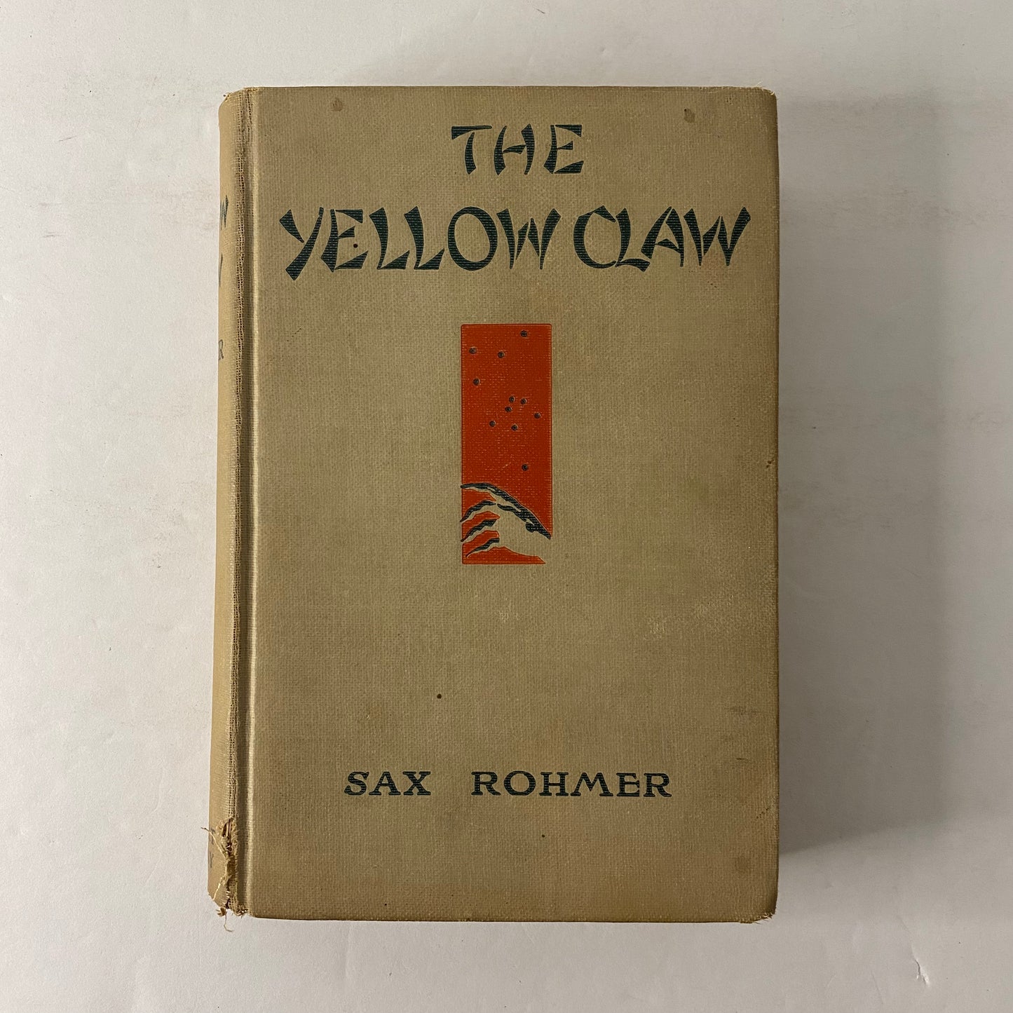 The Yellow Claw - Sax Rohmer - 3rd Print - 1915