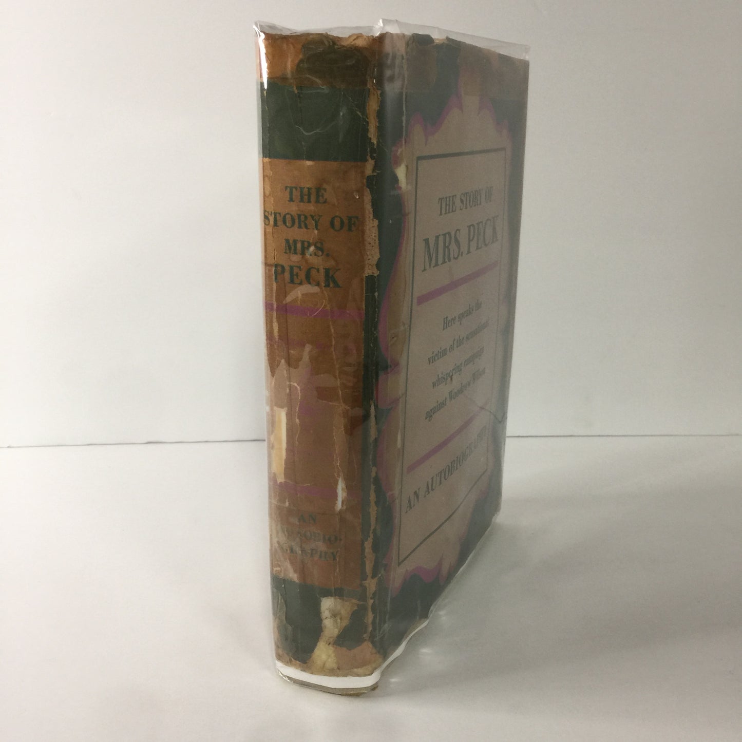 The Story of Mrs. Peck - Autobiography - Inscribed - 1933