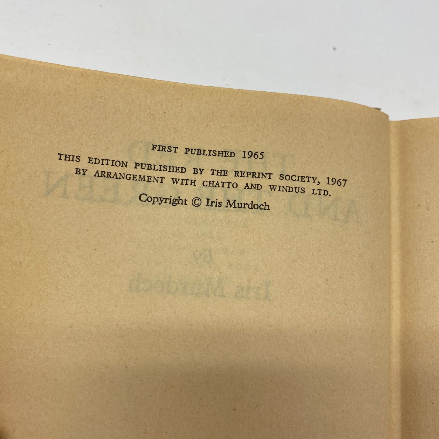 The Red and The Green - Iris Murdoch - 1965