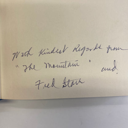 Climb the Highest Mountain - Fred Starr - Inscribed - 1964