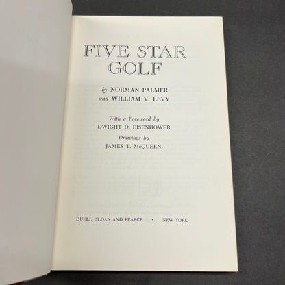 Five Star Golf - N. Palmer and W. V. Levy - First Edition - 1964