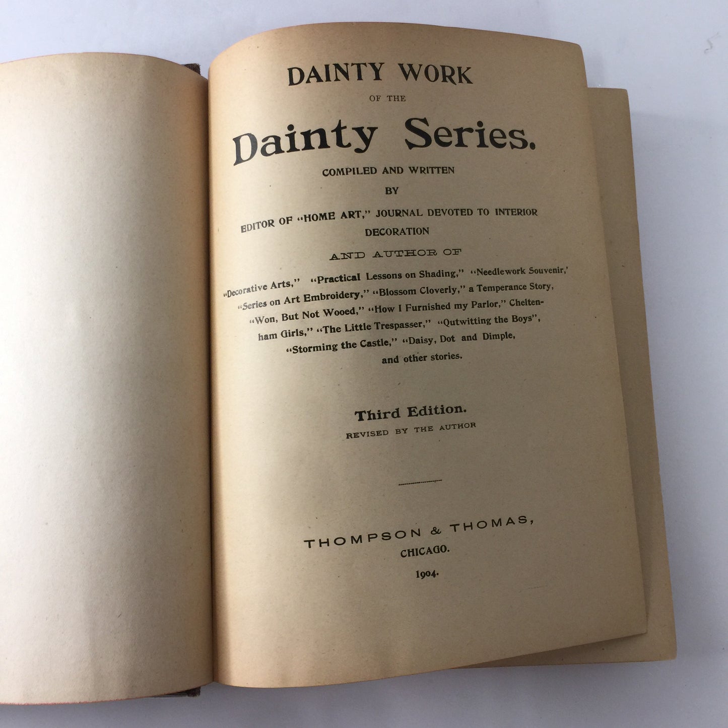 Dainty Work - Addie Heron - 1904