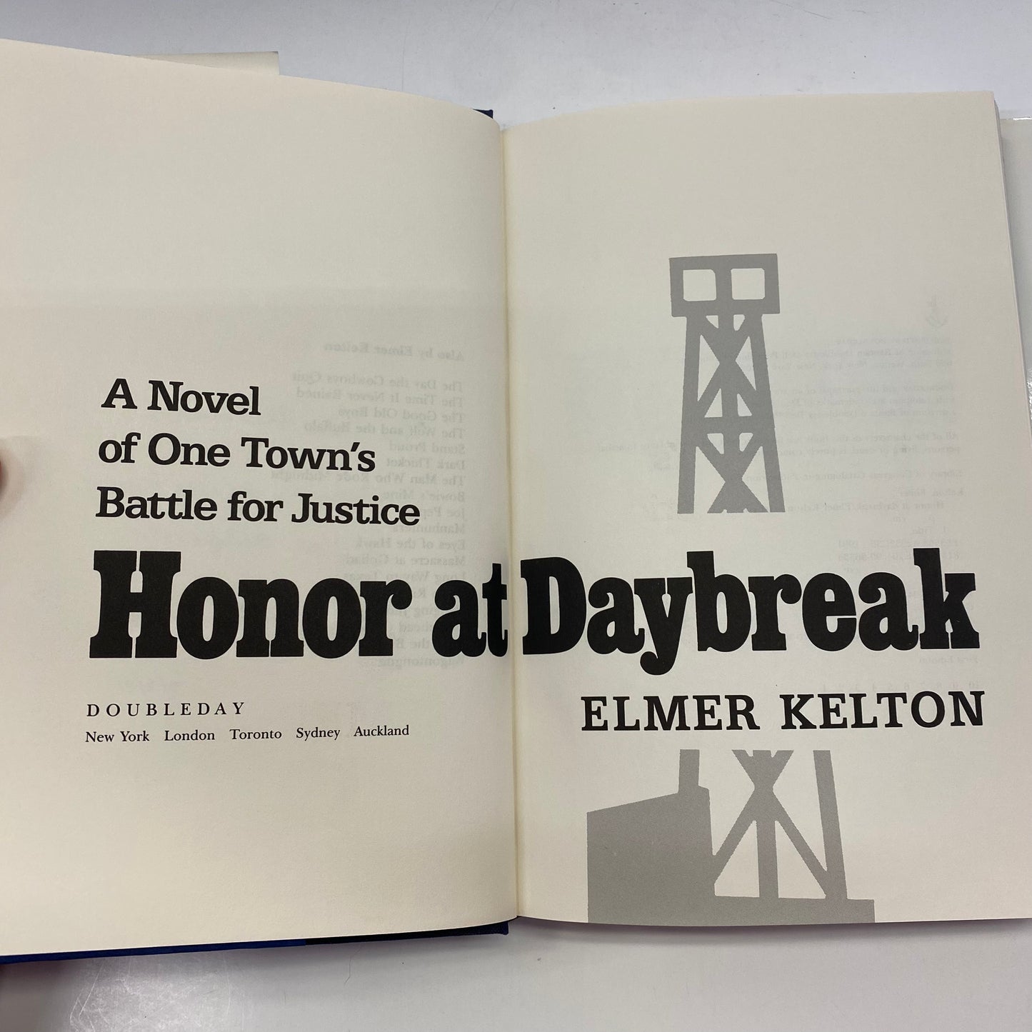 Honor at Daybreak - Elmer Kelton - First Edition - Signed - 1991