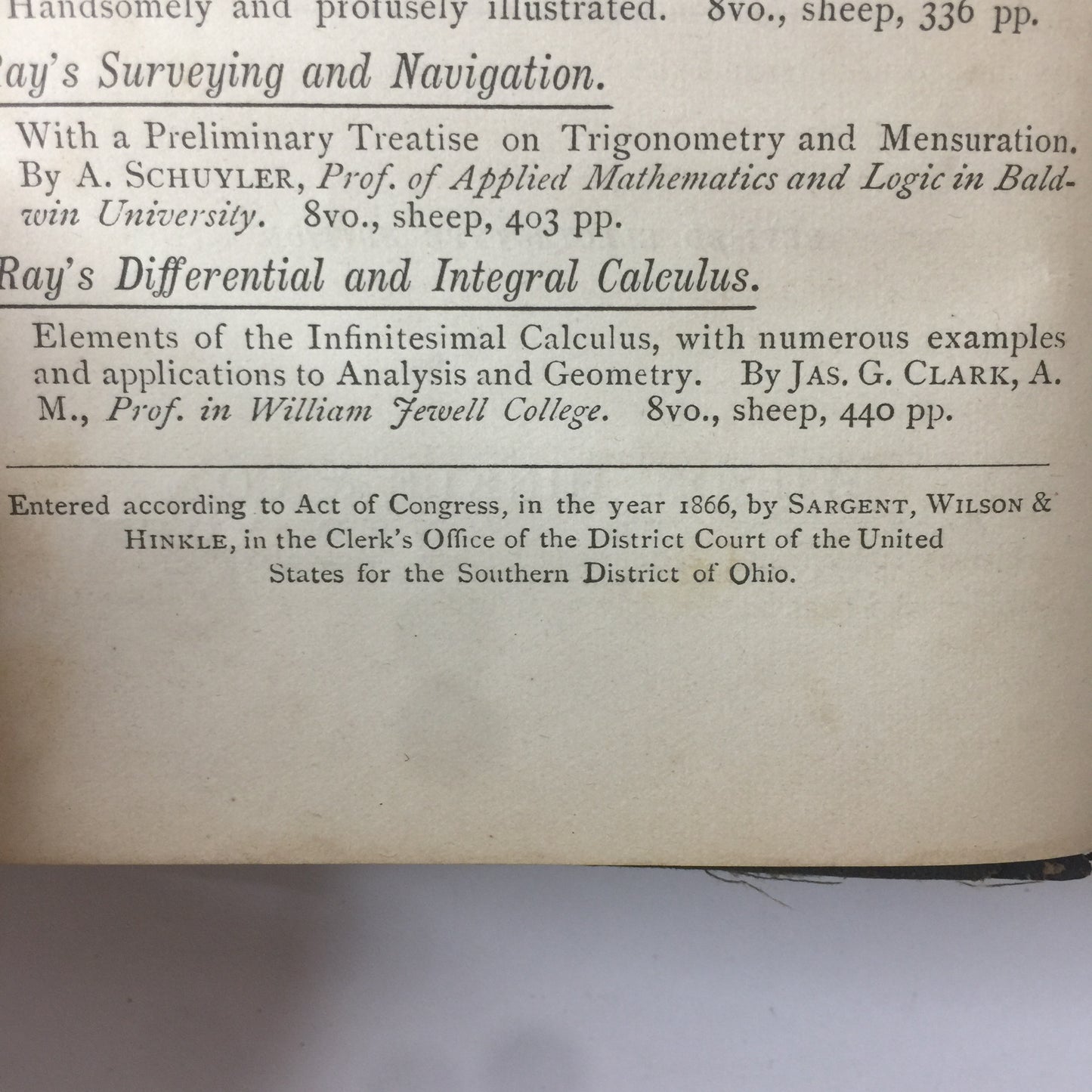 Primary Elements of Algebra - Joseph Ray - 1866