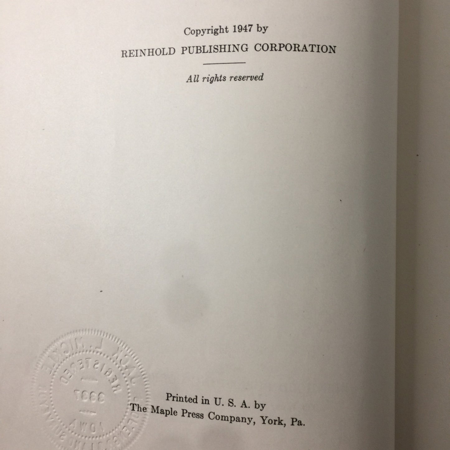 The Chemistry of Portland Cement - Robert Herman Bogue - 1st Edition - 1947