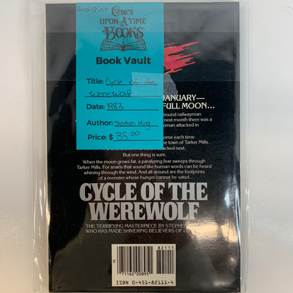 Cycle of the Werewolf - Stephen King - 2nd Print - 1983