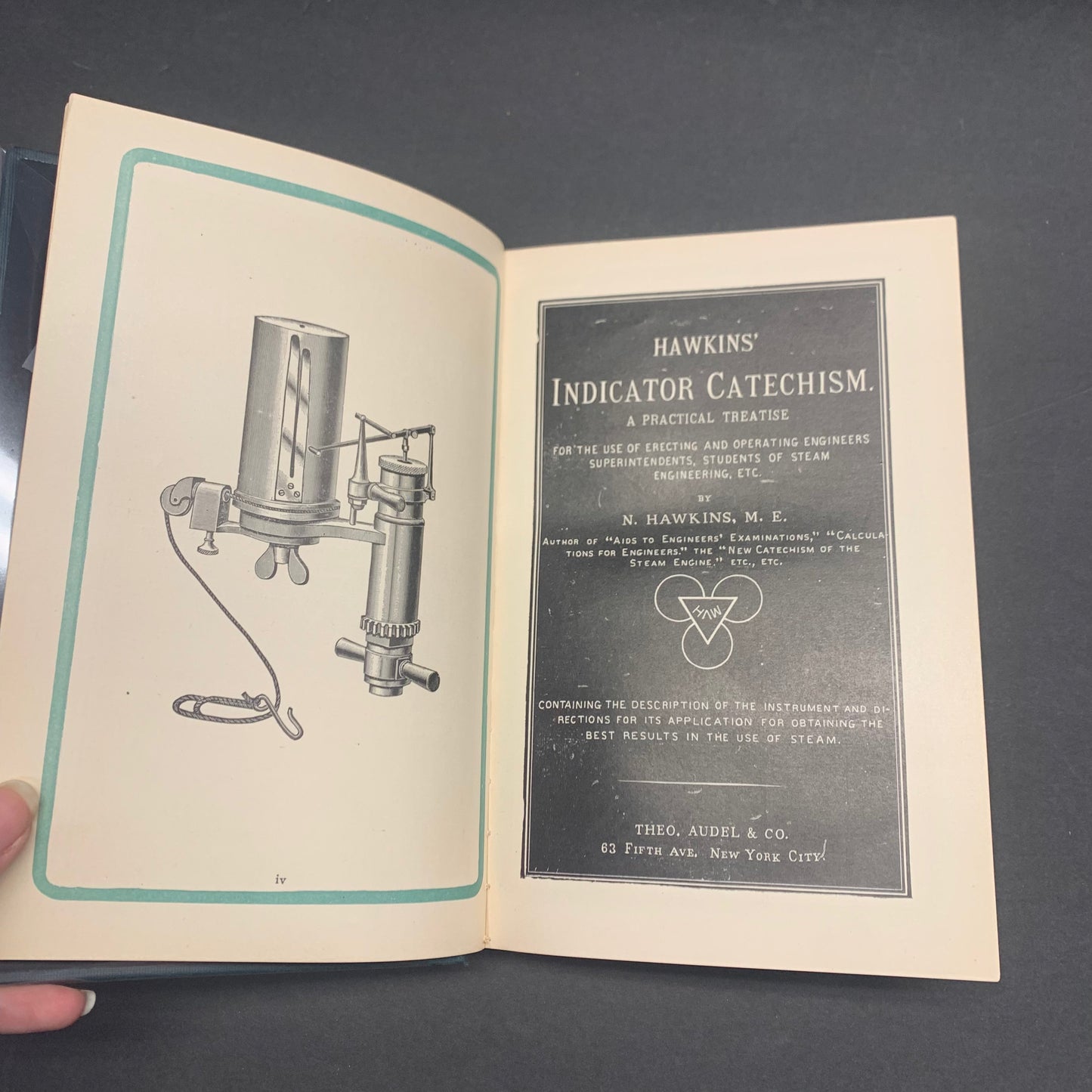 Practical Treatise on the Steam Engine Indicator - N. Hawkins - 1903