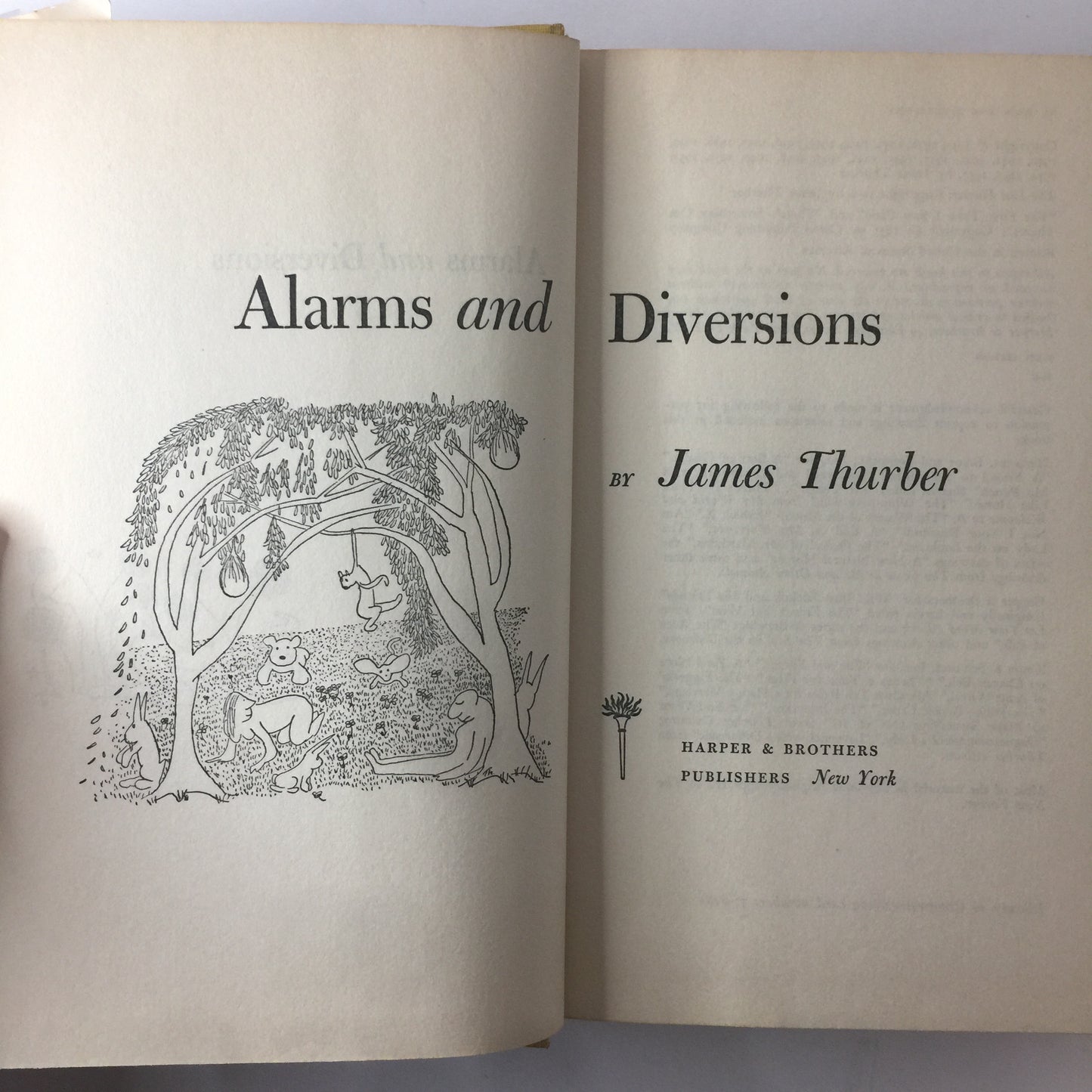 Alarms and Diversions - James Thurber - 1st Edition - 1957