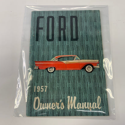 Ford Owner’s Manual - Ford Motor - 1957