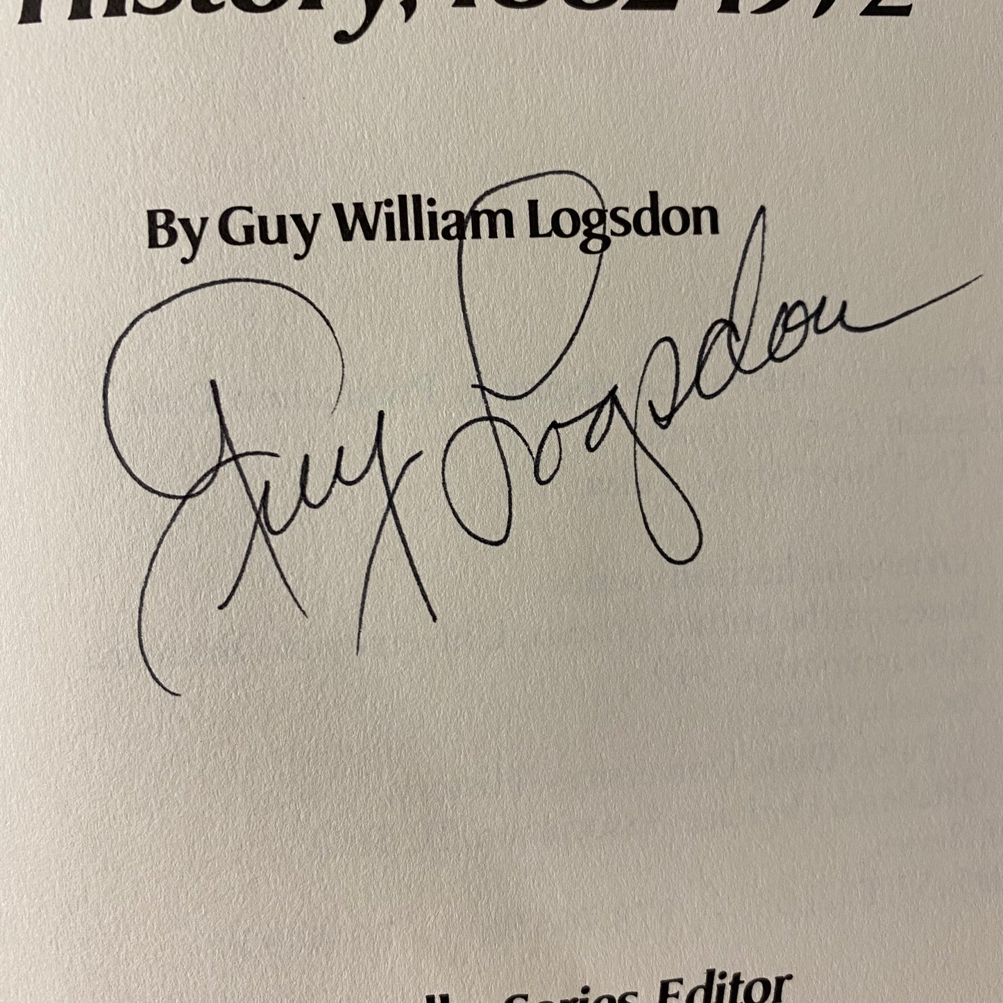 The University of Tulsa - Guy William Logsdon - Inscribed - 1st Edition - 1977