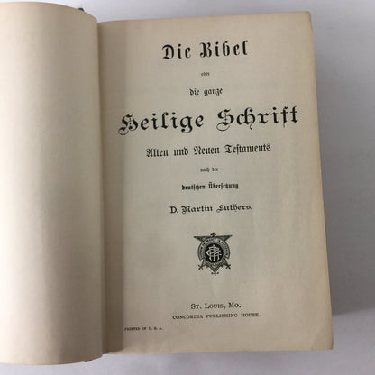 Die Bibel - D. Martin Luthers - 1910