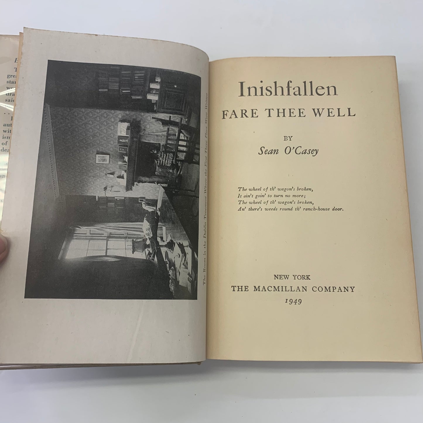 Irishfallen Fare Thee Well - Sean O’Casey - 1st Edition - 1949