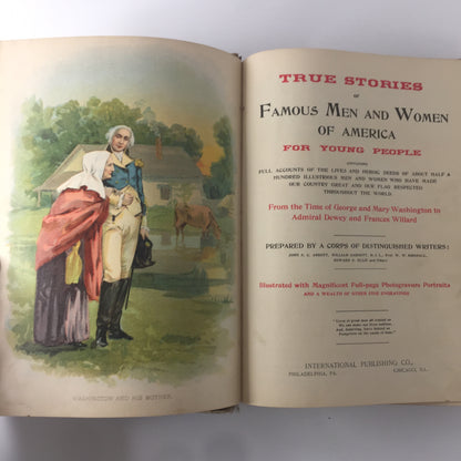 True Stories of our Famous Men and Women - Various - 1898