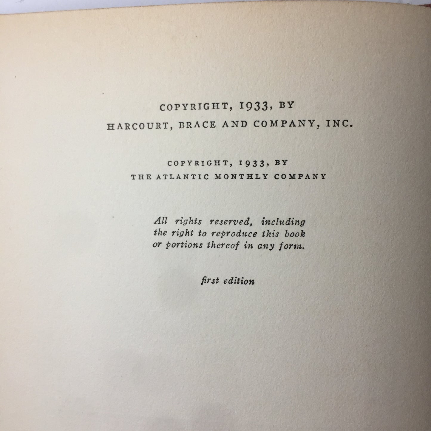 Flush - Virginia Woolf - 1st Edition - 1933