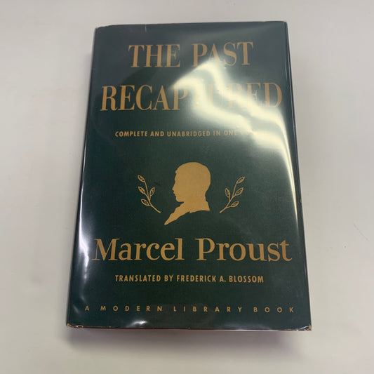 The Past Recaptured - Marcel Proust - Modern Library - 1932