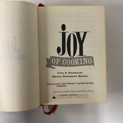 Joy of Cooking - Irma Rombauer and Marion Becker - 1967