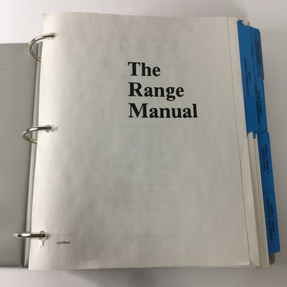 NRA Range Manual - NRA - 1989