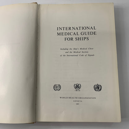 International Medical Guide for Ships - Various - 1967