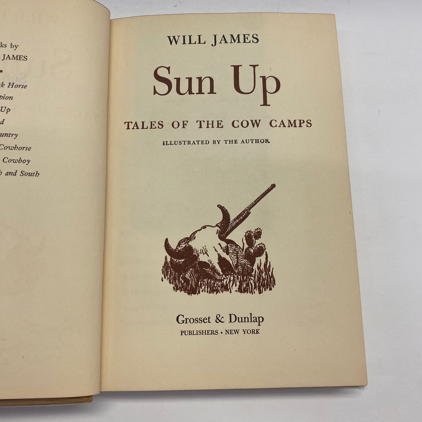 Sun Up Tales of the Cow Camps - Will James - 1931