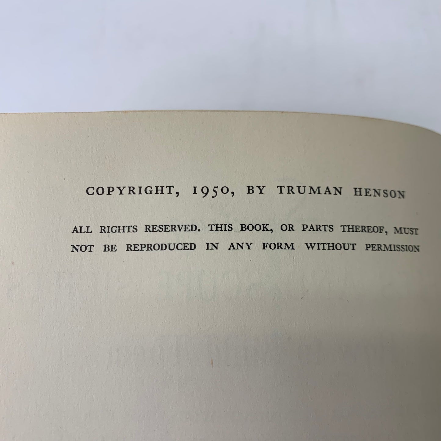 Sporting Rifles and Scope Sights - Truman Henson - 1950