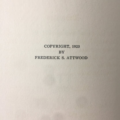 Happiness - Fredrick Attwood  - 1923