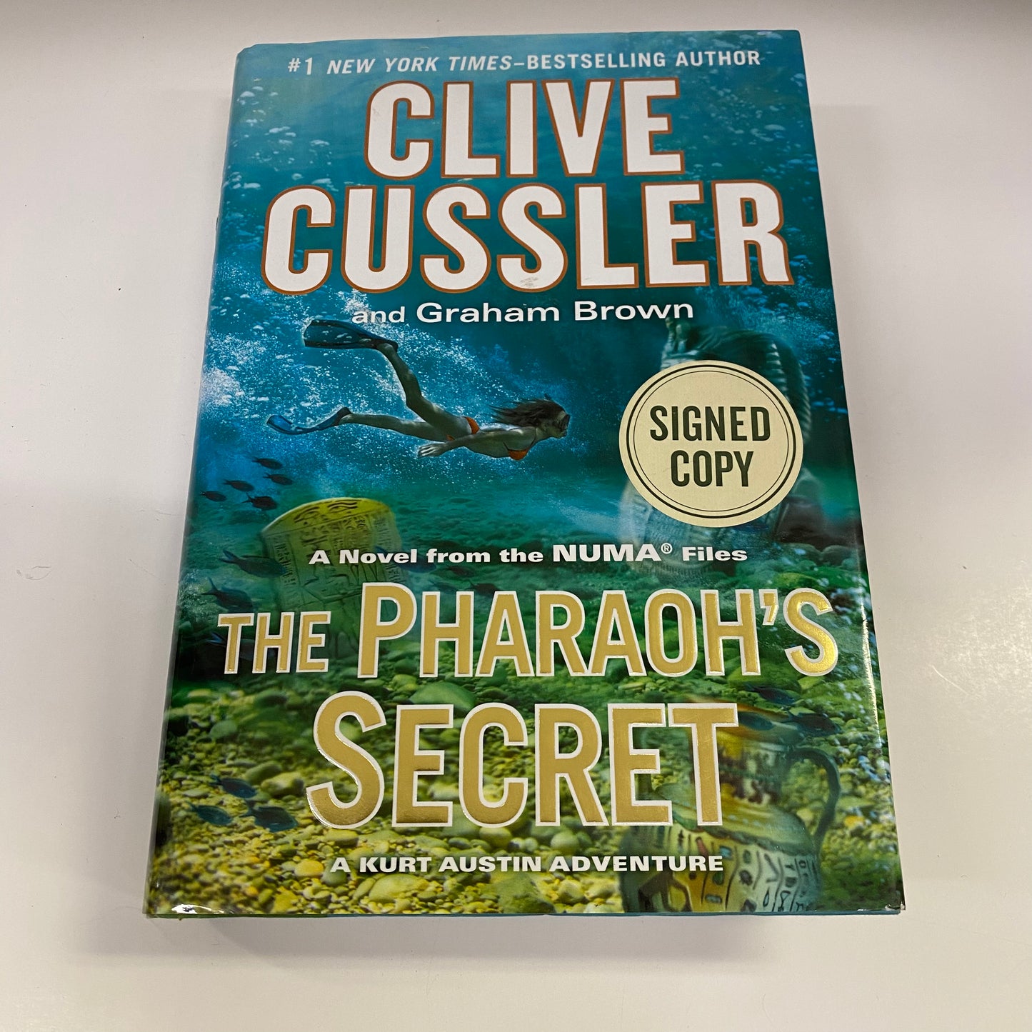 The Pharaoh’s Secret - Clive Cussler - Signed - 1st Edition - 2015