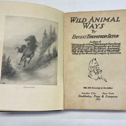 Wild Animal Ways - Ernest Thompson Seton - 1922