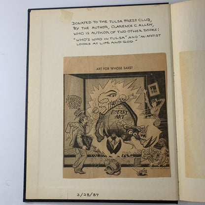 Are You Fed Up with Modern Art - Clarence Allen - Rainbow Press Tulsa - 1952