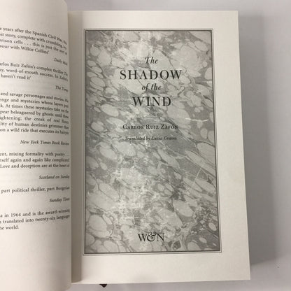 The Shadow of the Wind - Carlos Ruiz Zafon - Signed - Special Edition - 2005