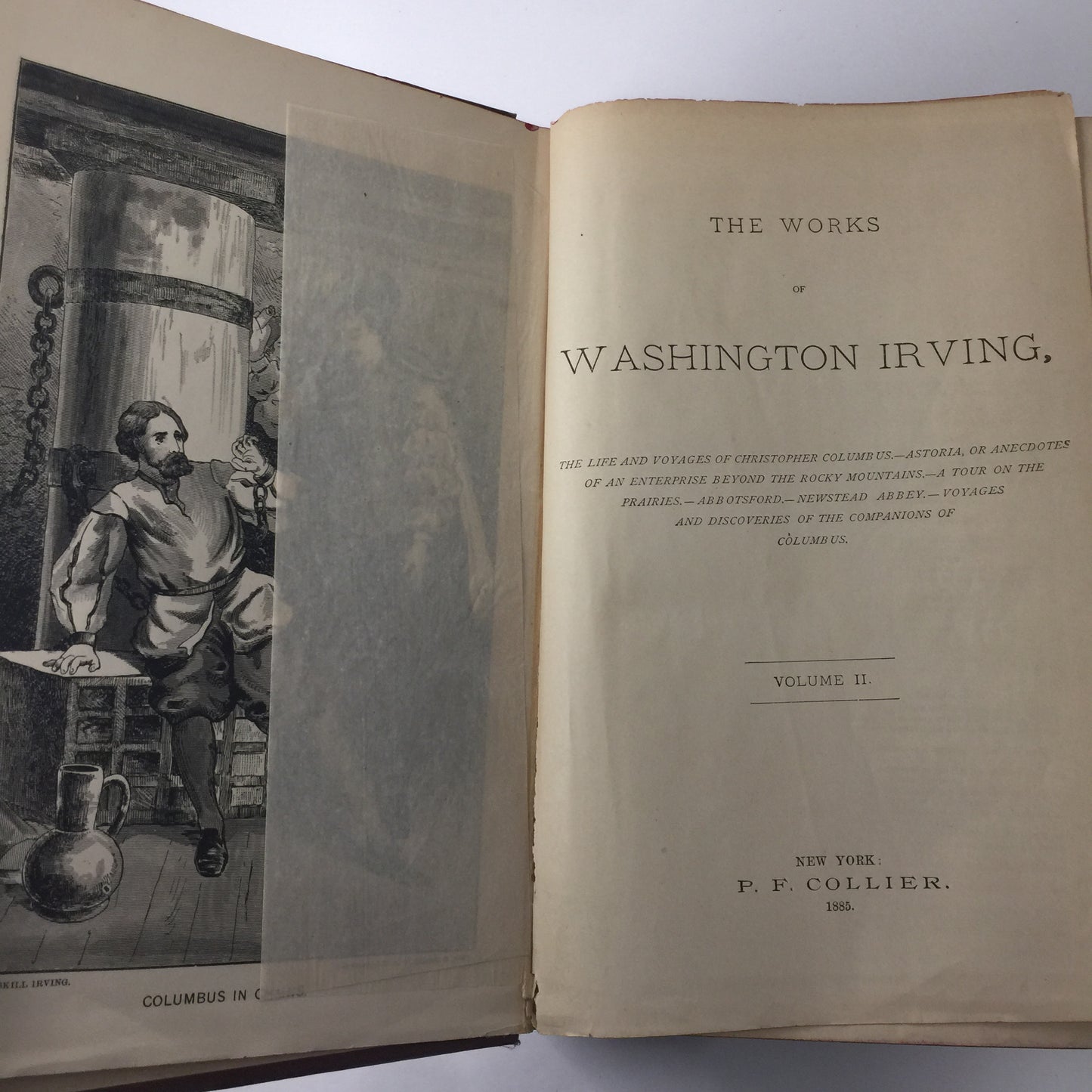 Life and Works of Washington Irving - Washington Irving - 3 Vol. Set - c. 1885