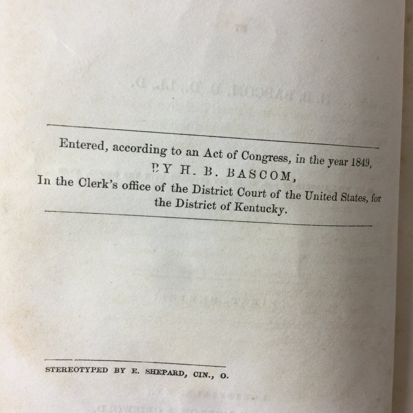 Bascom’s Sermons - H. B. Bascom - 1850