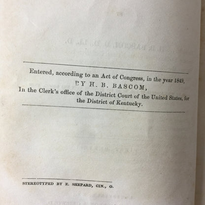 Bascom’s Sermons - H. B. Bascom - 1850