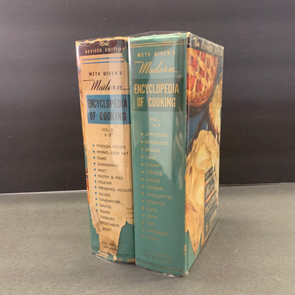 Modern Encyclopedia of Cooking - Meta Given - Fifth Printing - Book Club Edition - 1956