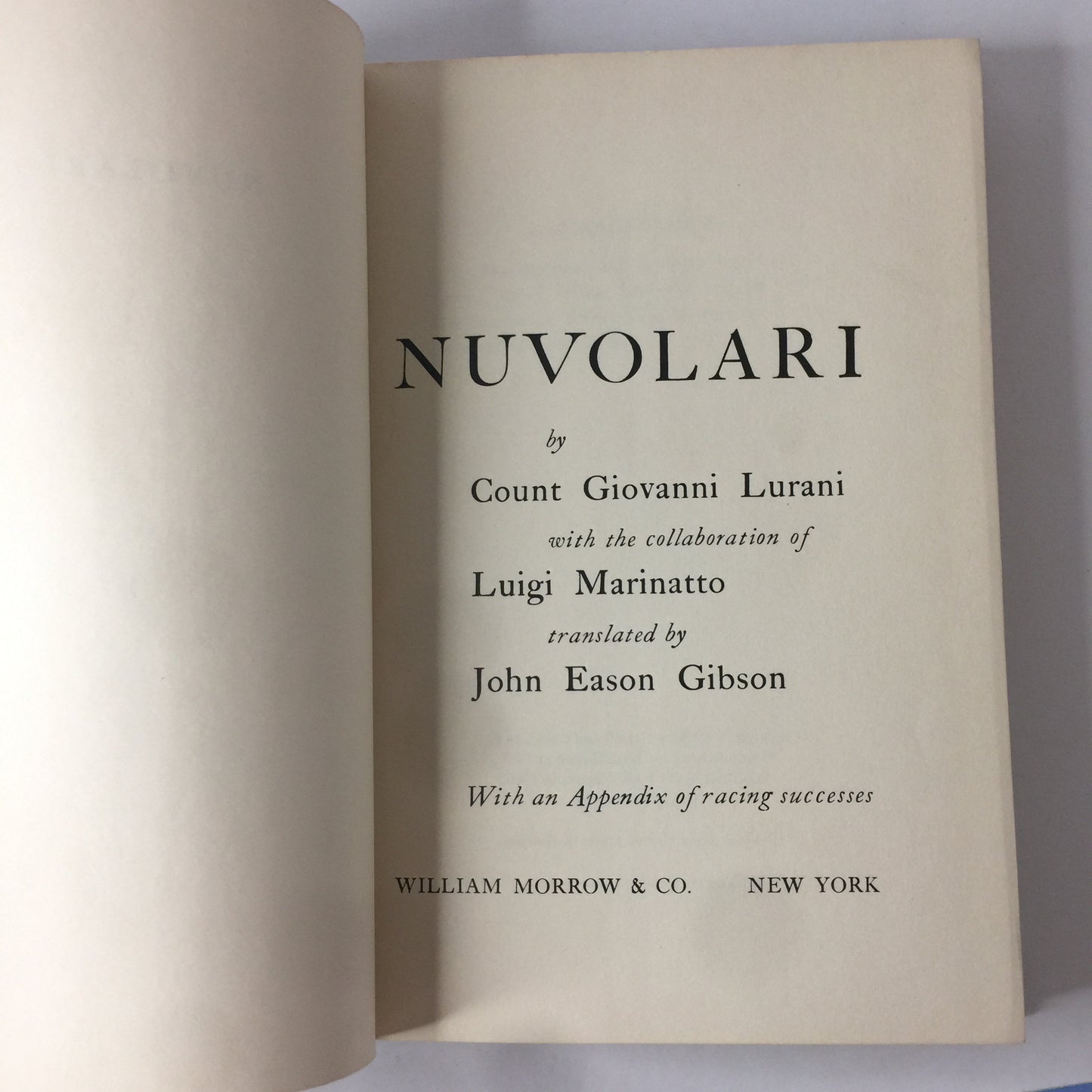 Nuvolari - Giovanni Lurani - 1959