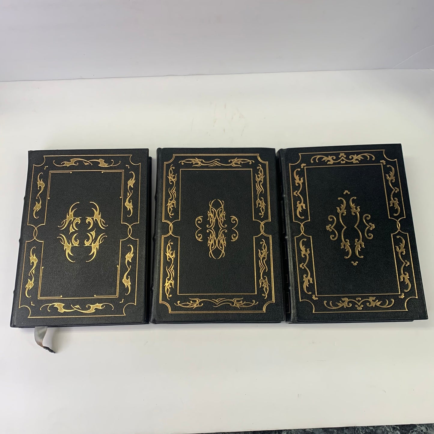 The Lives of Grecians and Romans - Plutarch - 3 Volumes - Franklin Library - 1981