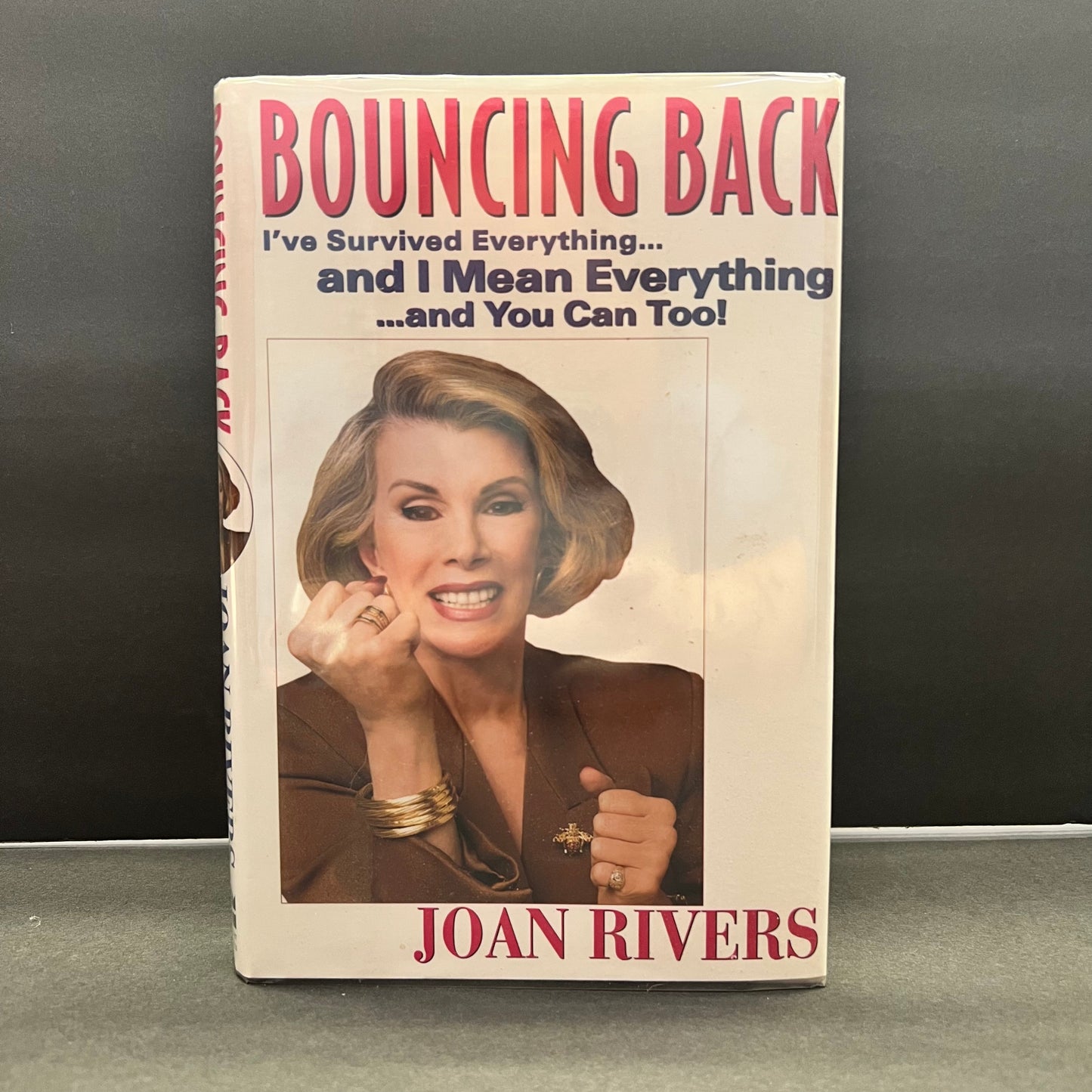 Bouncing Back - Joan Rivers - 1st Edition - Signed - 1997