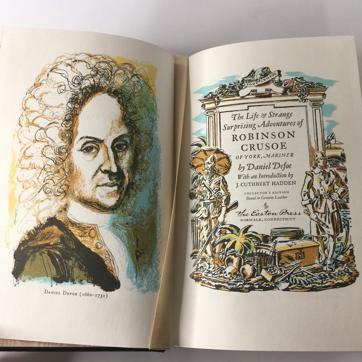 Robinson Crusoe - Daniel Defoe - Easton Press - Collectors Edition - 1976
